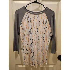 LulaRoe 3/4 Sleeve T-Shirt Size Small Womens